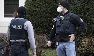 Policías alemanes durante una operación. Imagen de Archivo