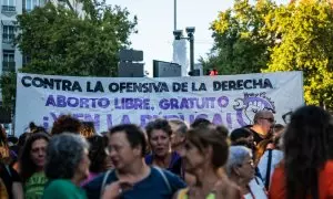 Manifestación por el Día de Acción Global por la despenalización del aborto, a 28 de septiembre de 2023. (Archivo)