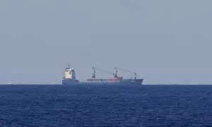 El buque Borkum llegando al puerto de Cartagena, a 16 de mayo de 2024, en Cartagena, Región de Murcia (España).