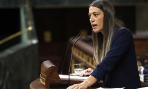 Míriam Nogueras durante su intervención en el Congreso este miércoles.