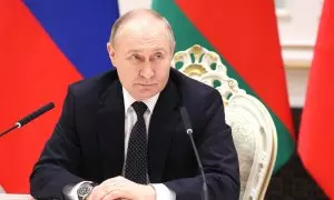 El presidente ruso, Vladimir Putin, durante su visita a Bielorrusia.