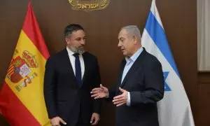 Santiago Abascal y Benjamin Netanyahu