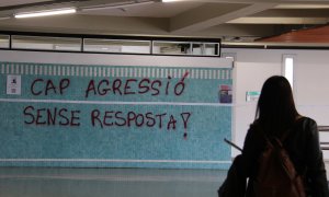 Pintades dins la Facultat de Ciències de la Universitat Autònoma de Barcelona