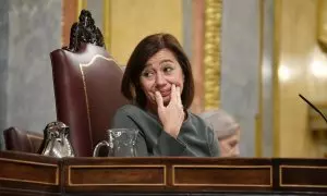 La presidenta del Congreso, Francina Armengol, durante una sesión plenaria, en el Congreso de los Diputados, a 28 de mayo de 2024, en Madrid.