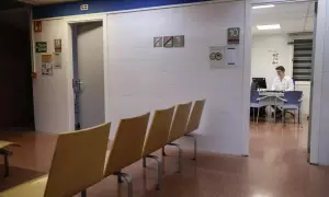 Una sala de espera de un centro de salud