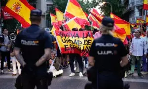 Manifestación en Ferraz