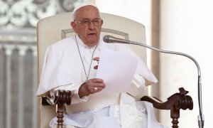 El papa Francisco durante una audiencia general, a 29 de mayo de 2024.