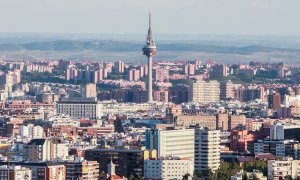 Vista de la ciudad de Madrid, y de la torre de comunicaciones Torrespaña. EUROPA PRESS/Ricardo Rubio