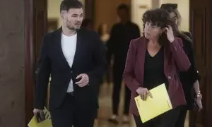 Gabriel Rufián y Teresa Jordá