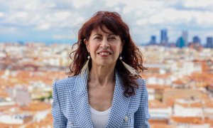 La ministra de Igualdad, Ana Redondo, el domingo en la azotea de 'Público'.