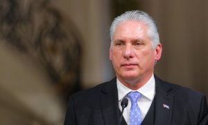 El presidente cubano Miguel Díaz-Canel