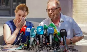 Los padres de Marta del Castillo, en rueda de prensa sobre la condena por falso testimonio a Francisco Javier García, conocido como el Cuco