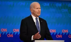 28/06/2024 El presidente de EEUU, Joe Biden, durante la celebración del debate electoral del 27 de junio en Atlanta.