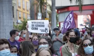 Imagen de archivo de una manifestación en contra de la violencia vicaria