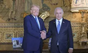 Donald Trump y Benjamin Netanyahu.