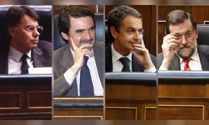 González, Aznar, Zapatero, Rajoy