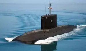 Submarino de combate ruso 'Rostov-na-Donu'.