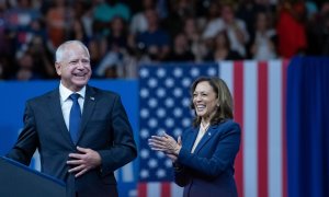 Kamala Harris y Tim Walz