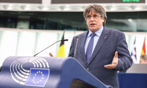 Carles Puigdemont a l'Europarlament