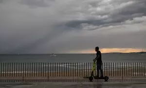 Las tormentas han provocado este miércoles cancelaciones de vuelos en Illes Balears.