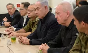 25 de agosto de 2024. Benjamín Netanyahu dirigiendo operaciones militares, en Tel Aviv, a 25 de agosto de 2024.