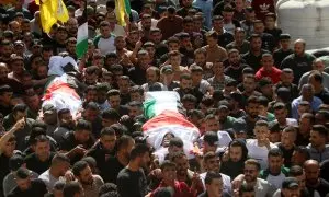 01/09/2024 Funerales de los palestinos asesinados estos últimos días en la Cisjordania ocupada a manos del Ejército israelí. Foto de archivo.