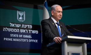 El primer ministro israelí, Benjamin Netanyahu, durante una rueda de prensa en Jerusalén.