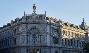 Edificio del Banco de España, en la madrileña plaza de Cibeles. . E.P./Jesús Hellín / Europa Press