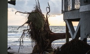 efectos devastadores del huracán Helene