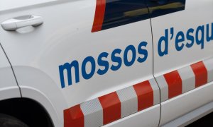 Un vehículo de los Mossos.