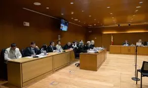 Vista general juicio por el asesinato de Samuel Luiz en la Audiencia Provincial de A Coruña, a 16 de octubre de 2024, en A Coruña, Galicia (España).