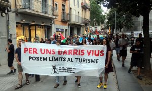 07/2024 - Manifestació d'aquest estiu contra la massificació turística a Girona.