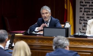 El ministro del Interior, Fernando Grande-Marlaska, comparece en la Comisión de Investigación sobre el ‘caso Koldo’, en el Congreso de los Diputados