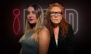 Imagen combinada de Marina Lobo y Cristina Fallarás