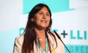 La fins ara presidenta de Junts, Laura Borràs, al Congrés Nacional del partit