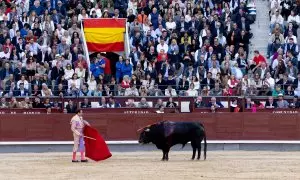 Imagen de archivo de la plaza de toros de Las Ventas en Madrid (España).