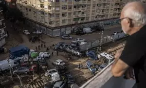 Áreas del paso a nivel entre Alfafar y Sedavi afectadas por la DANA, en València.