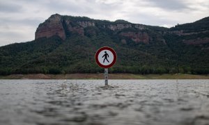 El pantà de Sau, a 22 de junio de 2024, en Vilanova de Sau, Barcelona, Catalunya.