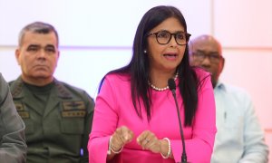 Delcy Rodríguez, vicepresidenta de Venezuela, en una imagen de archivo.