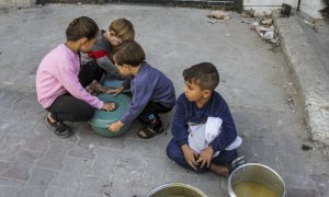 Niños palestinos