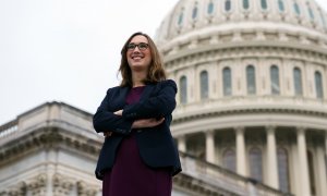 Sarah McBride, representante demócrata y primera persona transgénero en la Cámara de Representantes.