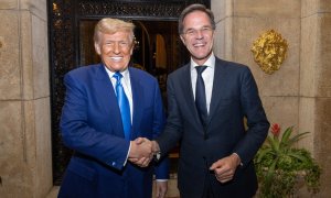 Mark Rutte y Donald Trump reunión Florida