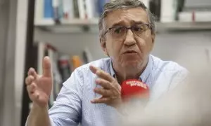 El conseller de Educación, Cultura, Universidades y Empleo, José Antonio Rovira, durante una entrevista, a 30 de julio de 2024, en València.