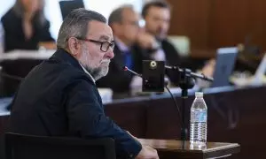 Inicio de las declaraciones de acusados en el juicio por el caso UGT con el exsecretario general del sindicato en Andalucía Francisco Fernández, a 22 de abril de 2024 en Sevilla