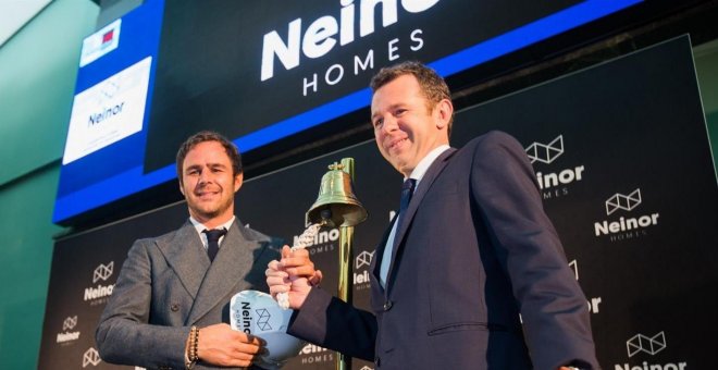 Neinor Homes muestra números rojos en sus primeros resultados en bolsa