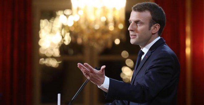 Macron anuncia una ley para combatir las noticias falsas en periodo electoral