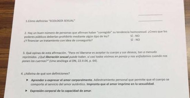 La Universidad de Navarra pregunta si se puede "corregir" la homosexualidad