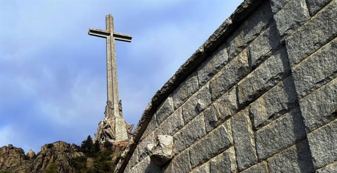 Un grupo de franquistas va al Valle de los Caídos en el 80 aniversario del fin de la Guerra Civil