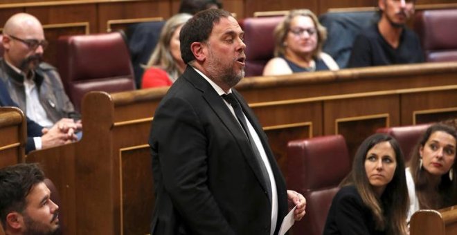 La Fiscalía pide la suspensión de los presos electos del 'procés'