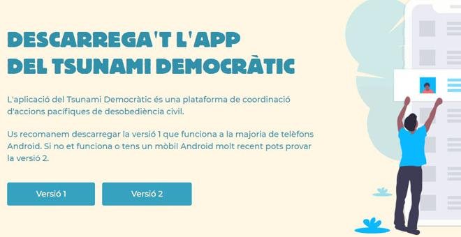 Microsoft retira de GitHub la app de Tsunami Democràtic tras una orden de la Guardia Civil